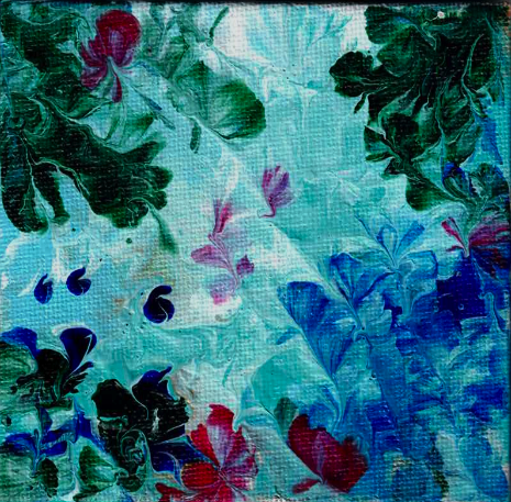 Blue Foliage Water 03