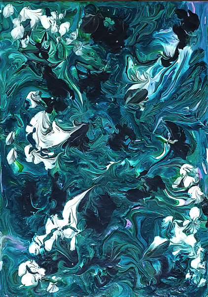 Green Fronds & Florals 03