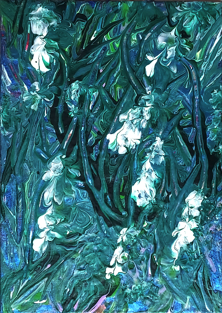 Green Fronds & Florals 04