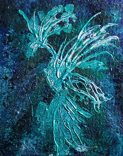 Parrot Preening Fossil